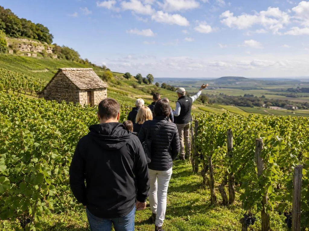 C&ocirc;te de Nuits : balade guid&eacute;e dans les vignes (2 h 30)