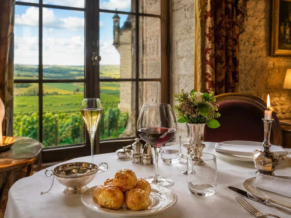D&eacute;jeuner-d&eacute;gustation &agrave; La Table de L&eacute;once, au Ch&acirc;teau du Clos de Vougeot
